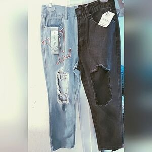 Junior Two- Tone Jeans